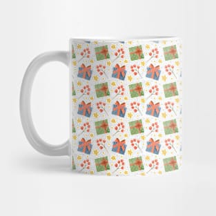 Cute Christmas Present Pattern Mug